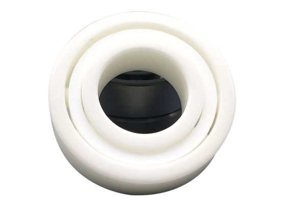 695 ZrO2 Ceramic Deep Groove Ball Bearing Electrical Insulation for Vacuum Equipment