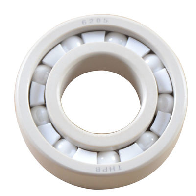 Semiconductor PEEK  6003CE Plastic Deep Groove Ball Bearing